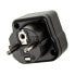 Brennenstuhl Travel Adapter UK Buchse auf DE Stecker - schwarz