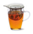 Teeglas mit Sieb Deckel Tea and Coffee