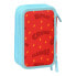 Triple Pencil Case SuperThings Kazoom Kids Red Light Blue (12.5 x 19.5 x 5.5 cm) (36 Pieces)