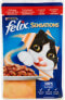 Фото #1 товара Nestle FELIX saszetka Sensations WOŁOWINA+POMIDORY w galaretce 100g