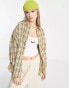 Фото #2 товара COLLUSION oversized check shirt in neutral