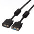 Фото #3 товара ROLINE HQ VGA Cable with Ferrite - HD15 M - HD15 F 3 m - 3 m - VGA (D-Sub) - VGA (D-Sub) - Male - Female - Black