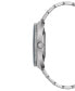 ფოტო #3 პროდუქტის Men's Swiss Automatic DS-2 Stainless Steel Bracelet & Gray Synthetic Strap Watch 41mm Gift Set