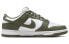 Nike Dunk Low "Medium Olive" 防滑 低帮 板鞋 女款 白橄榄绿 / Кроссовки Nike Dunk Low DD1503-120