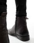 Фото #6 товара ASOS DESIGN chelsea boot in brown leather