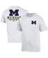 Фото #2 товара Men's White Michigan Wolverines Stack 2-Hit T-shirt