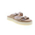 Clarks Desert Sandal 26160245 Womens Beige Leather Strap Sandals Shoes 6