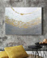 Фото #6 товара Golden Tundra Textured Glitter Hand Painted Canvas Wall Art, 30" x 40"