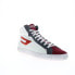 Фото #3 товара Diesel S-Leroji Mid Mens White Leather Lifestyle Sneakers Shoes