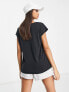 Фото #3 товара Vero Moda v neck t-shirt in black