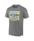 Фото #3 товара Men's Heather Charcoal Los Angeles Chargers Force Out T-shirt
