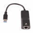 Фото #1 товара Адаптер Ethernet—USB V7 CBLUSB3RJ-1E Чёрный