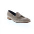 Фото #2 товара Bruno Magli Nilo MB2NILO1 Mens Gray Suede Loafers & Slip Ons Tasseled Shoes 7.5