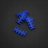 King Mod Service 8-Slot Kabelkamm 4mm groß - blau - 5er Set - фото #1