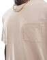 ONLY & SONS super oversized t-shirt in washed beige