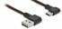 Delock EASY-USB 2.0 Cable Type-A male to USB Type-C™ male angled left / right 1.5 m black - 1.5 m - USB A - USB C - USB 2.0 - Black