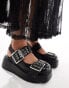 Lamoda On Your Side Flatform Mary jane in Black