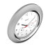 Фото #2 товара Mebus 19454 - Digital wall clock - Round - Silver - White - Plastic - Modern - Battery