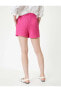 Фото #10 товара Шорты женские Koton Mini с поясом на шнуровке 4SAK70006EK розовые