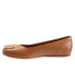 Фото #4 товара Softwalk Sonoma Halo S2257-253 Womens Brown Wide Leather Ballet Flats Shoes 8.5