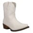 Roper Emma Snip Toe Cowboy Womens White Casual Boots 09-021-1567-3037