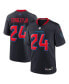 Фото #1 товара Men's Derek Stingley Jr. Navy Houston Texans 2nd Alternate Game Jersey