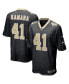 Фото #1 товара Men's Alvin Kamara Black New Orleans Saints Game Jersey