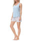 ფოტო #4 პროდუქტის Women's Tank with Short Set