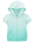 Фото #3 товара Toddler French Terry Hooded Full-Zip Top 4T