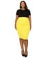 Фото #1 товара Plus Size Molly Pencil Skirt