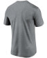 Фото #2 товара Men's Heather Charcoal Tennessee Titans Logo Essential Legend Performance T-shirt