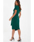 ფოტო #3 პროდუქტის Women's Liverpool Glitter Angel Sleeve Midi Dress