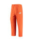 ფოტო #2 პროდუქტის Men's Orange and Heathered Charcoal Oklahoma State Cowboys Meter Long Sleeve T-shirt and Pants Sleep Set