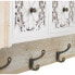 Wall mounted coat hanger Alexandra House Living Wood MDF Wood 60 x 12 x 21 cm