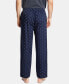 ფოტო #2 პროდუქტის Men's Cotton Anchor-Print Pajama Pants