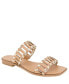 Фото #1 товара Women's Lemah Woven Double Band Slide Flat Sandals