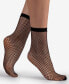 ფოტო #1 პროდუქტის Women's European Made Fishnet 2 Pairs of Socks