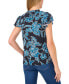 ფოტო #3 პროდუქტის Women's Ruffled Sleeve V-Neck Blouse