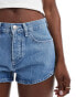 Фото #5 товара Mango micro denim short in light blue