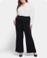 Plus Size Wide Leg Trouser Pants