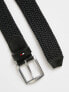 Tommy Hilfiger Denton 3.5 elastic belt in black