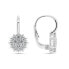 Фото #2 товара Charming silver earrings with zircons EA253W