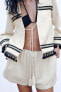 Passementerie jacket with fringing