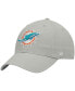 Фото #2 товара Men's Gray Miami Dolphins Clean Up Adjustable Hat