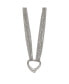 Chisel heart 17 inch Cable Chain Necklace Multi Strand Necklace