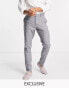 Фото #1 товара New Look exclusive skinny suit trouser in mid grey