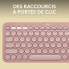 Фото #4 товара LOGITECH - Kabellose Tastatur - Pebble Keys 2 M380s - Bluetooth - Easy-Switch-Taste - Rosa - (920-011805)