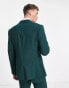 ASOS DESIGN skinny suit jacket in pine green Зеленый, Chest 44 Long - фото #2