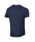 Men's Navy Navy Midshipmen Silent Service Stacked Slim Fit Tech T-shirt