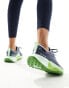 Nike Running Juniper Trail Gore-tex trainers in thunder blue and green